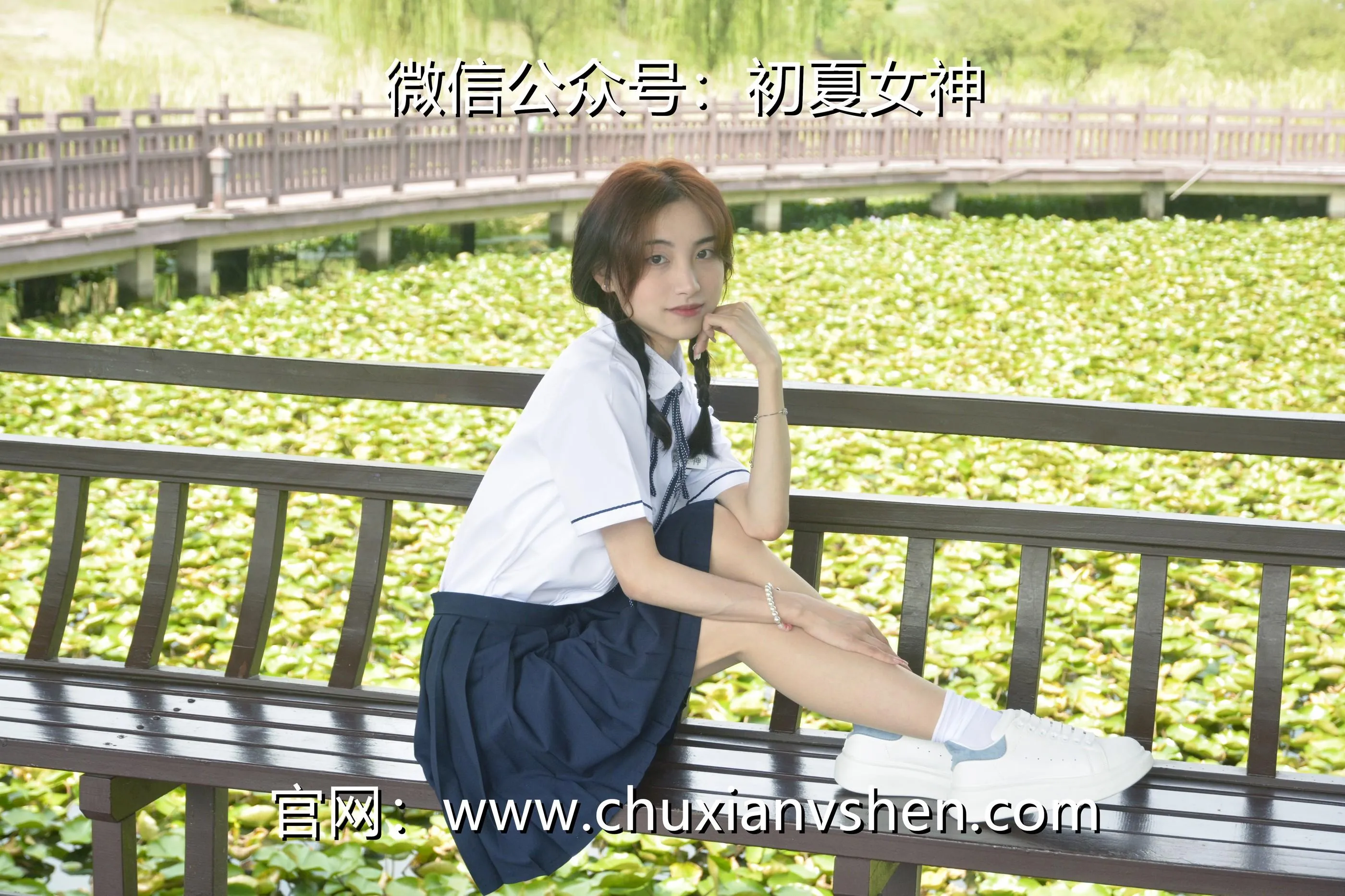 初夏女神 NO.027 柒柒 职高校服 [140P]插图9